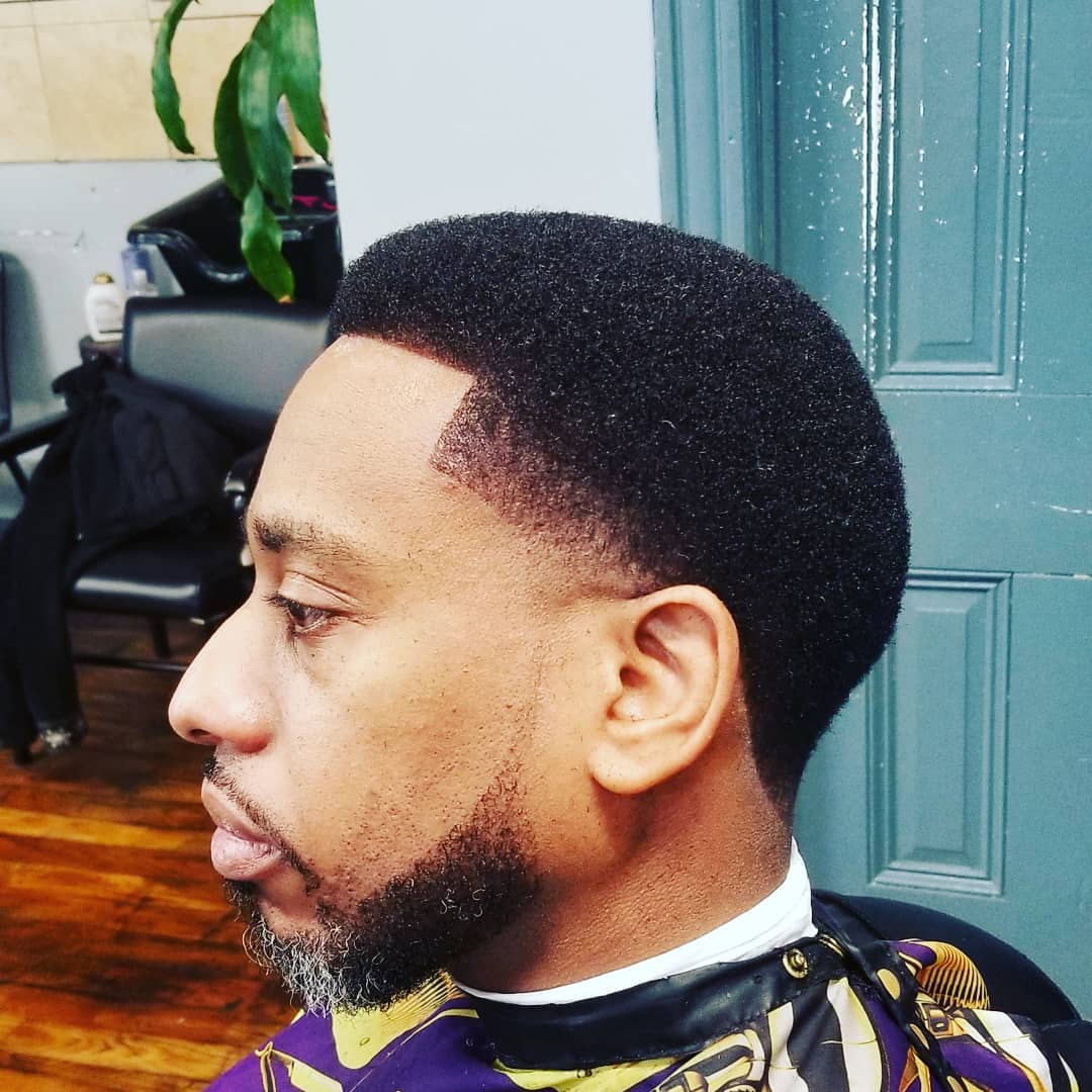 Fresh taper haircut at Knockout Cuts by Kevin